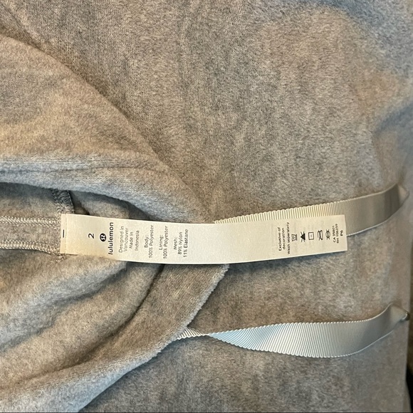 Lululemon Go Forward Pullover Fleece • Heathered Core Light Grey - Picture 4 of 6